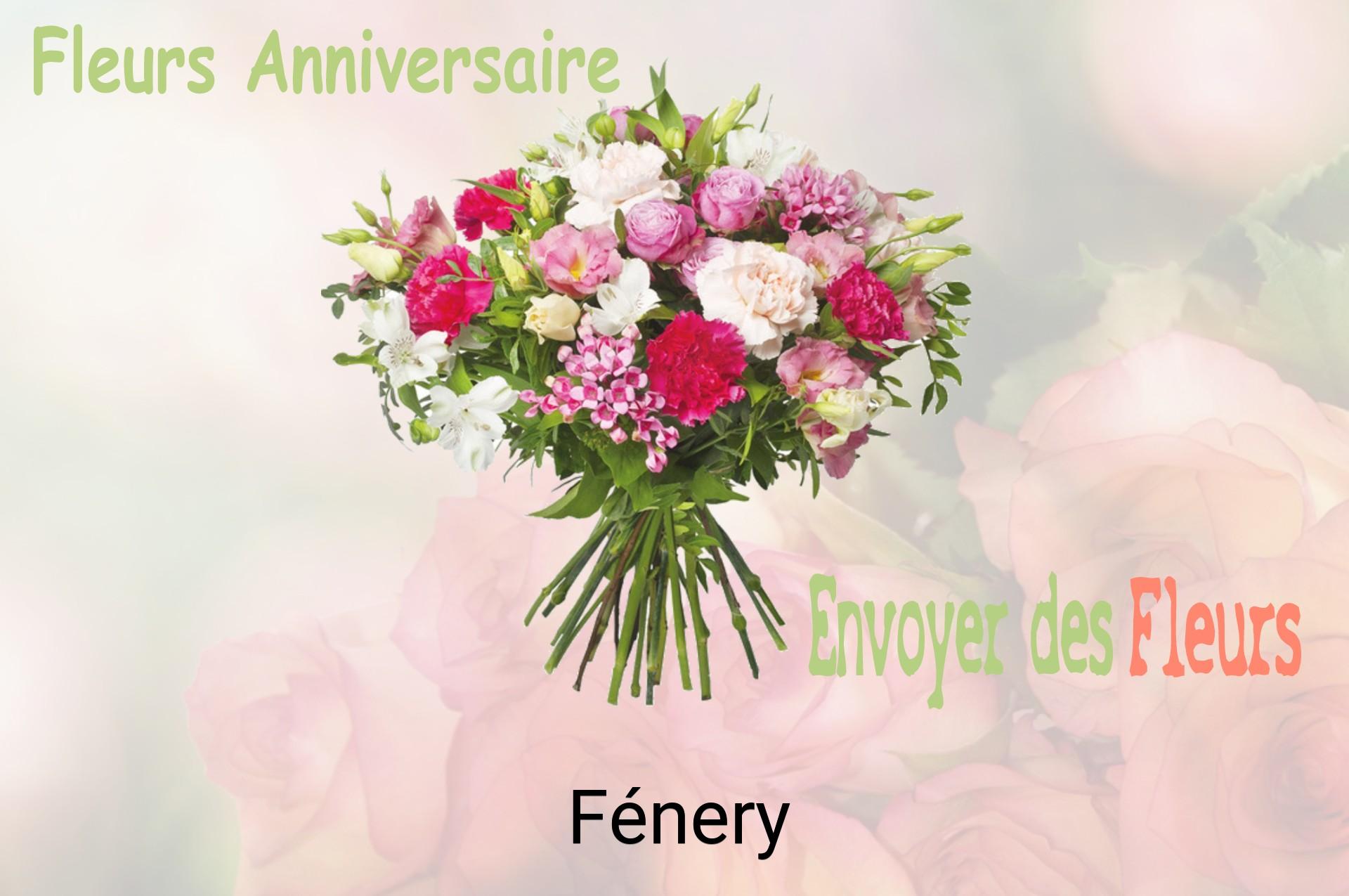Bouquet de fleurs d’anniversaire livré à Fénery