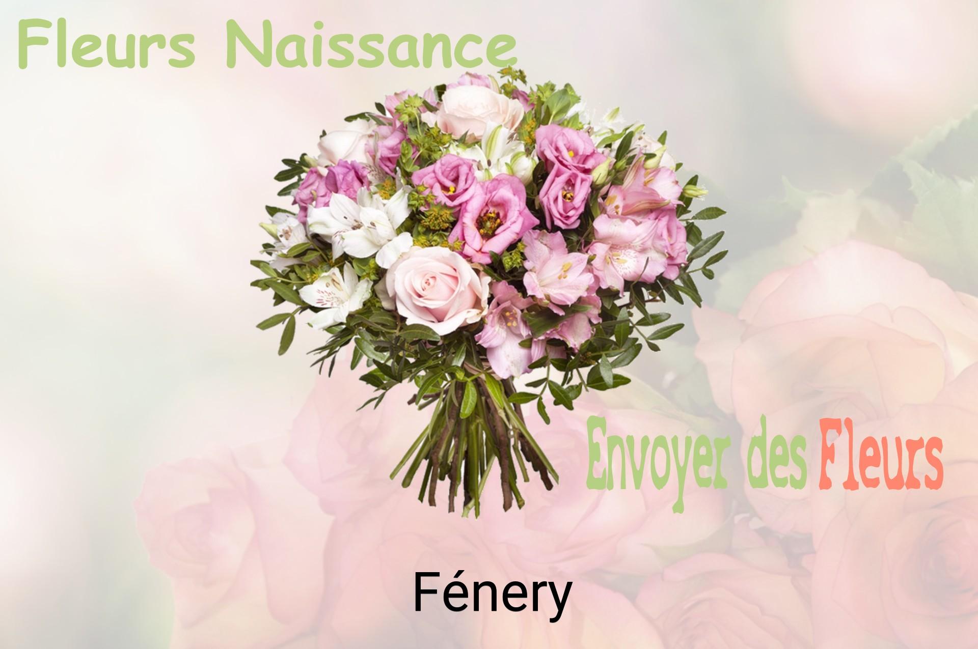 Bouquet de fleurs de naissance livré à Fénery